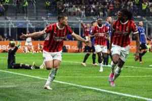 Luka Jovic scored twice as AC Milan beat rivals Inter to reach the Coppa Italia final.