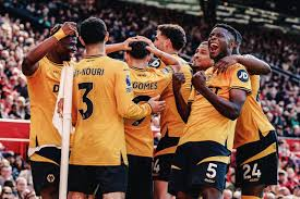 Struggling Manchester United returned to type as Pablo Sarabia curled home a brilliant 77th-minute free-kick to secure a fifth straight top-flight win for Wolves for the first time since 1970 and end any lingering fears of relegation.