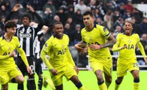 Cristian Romero's superb 95th-minute overhead kick secured a dramatic point for Tottenham Hotspur against Newcastle United to ease the pressure on manager Thomas Frank.