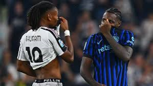 Brothers Khephren and Marcus Thuram scored for opposing teams as Juventus beat Inter Milan 4-3 in a Serie A thriller.