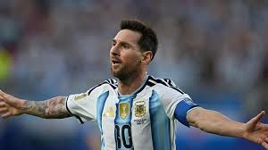 Lionel Messi became the World Cup's joint-top all-time scorer with a hat-trick as reigning champions Argentina began their defence with a statement victory over Algeria.