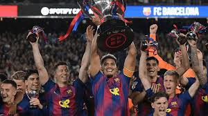 Marcus Rashford scored a stunning free-kick as Barcelona beat rivals Real Madrid to seal their 29th La Liga title with three games remaining of the season.