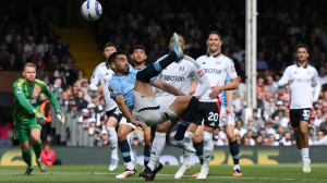 Manchester City finished third in the Premier League as they beat Fulham on the final day to ensure a place in the Champions League next term.