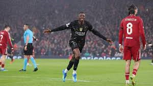 Ousmane Dembele scored twice as Paris St-Germain beat Liverpool to book their place in the semi-finals of the Champions League, where either Bayern Munich or Real Madrid await Luis Enrique's side.