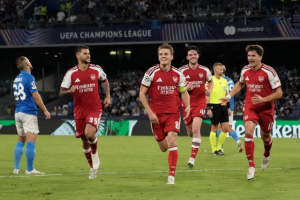 Martin Odegaard's excellent start to the season continued as the Arsenal captain came to his side's rescue against Napoli in Naples.