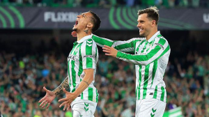 On-loan Manchester United winger Antony scored an emphatic volley to hand Real Betis a narrow 2-1 lead over Fiorentina in their Europa Conference League semi-final first leg.