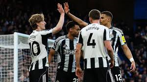 Newcastle United delivered a blow to Chelsea's hopes of qualifying for the Champions League as Anthony Gordon's first-half goal clinched a rare away win at Stamford Bridge.