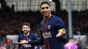 An Achraf Hakimi double and a late goal from Desire Doue saw Paris St-Germain return to the top of Ligue 1 with a 3-0 victory at Brest.