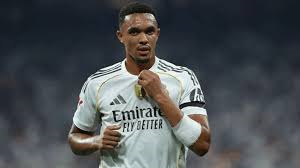 England right-back Trent Alexander-Arnold made his La Liga debut as Real Madrid earned a narrow win against Osasuna.