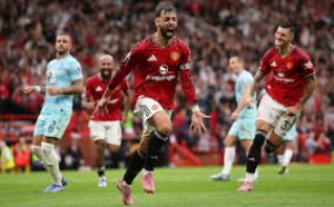 Manchester United skipper Bruno Fernandes kept his nerve to convert a stoppage-time penalty and give Ruben Amorim's side a priceless victory against Burnley at Old Trafford.