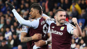 Marcus Rashford's revival continued as he set Aston Villa on the way to a comprehensive victory at Brighton.