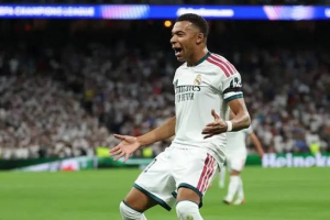 Kylian Mbappe moved joint-fifth in the list of all-time Champions League and European Cup goalscorers as Real Madrid overcame Inter Milan.