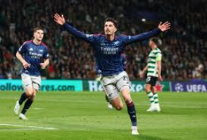 Kai Havertz scored a stoppage-time winner as Arsenal beat Sporting 1-0 in the first leg of their Champions League quarter-final in Lisbon.