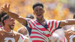 The Super Bowl winner's son stepping into spotlight with USA.
