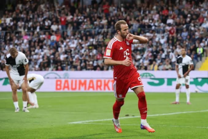 Harry Kane scored his 150th goal for Bayern Munich to help the German champions narrowly defeat Bundesliga new boys Elversberg.