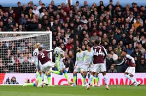 Unai Emery celebrated three years as Aston Villa manager with a hard-fought victory to end off-colour Manchester City's nine-game unbeaten run.