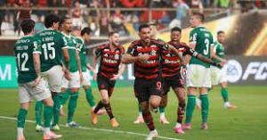Flamengo became the first Brazilian team to lift the Copa Libertadores four times with victory over rivals Palmeiras.