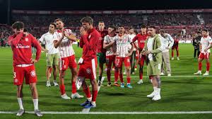 Girona have been relegated from La Liga just a season after playing in the Champions League.
