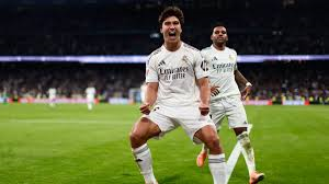 Gonzalo Garcia scored a brilliant hat-trick - his first La Liga goals - to help Real Madrid thrash Real Betis at the Bernabeu stadium.