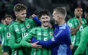 Trai Hume's first international goal sealed Northern Ireland's 2-0 win over Slovakia in a crucial World Cup qualifier at Windsor Park.
