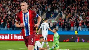 Erling Haaland scored a hat-trick as Norway took a significant step towards qualifying for their first World Cup since 1998 with an emphatic win against Israel.