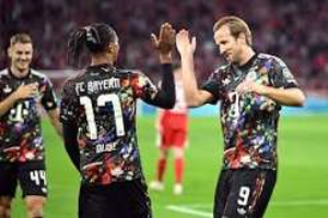 Kane and Olise star as Bayern stun Union with seven goals.