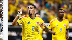 Daniel Munoz's deflected strike was enough for Colombia to beat DR Congo and secure their place in the World Cup knockout stage.