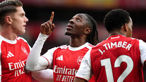 Eberechi Eze scored against his former club as Arsenal beat Crystal Palace to extend their lead at the top of the Premier League table to four points.