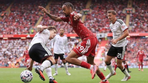 Fulham and boss Alvaro Arbeloa claimed their first Premier League point of the season with a goalless draw at Liverpool.